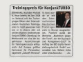 Pressebericht Trainingspreis für KonjunkTURBO - erschienen am 30.10.2010 in der LimburgWeilburgErleben!